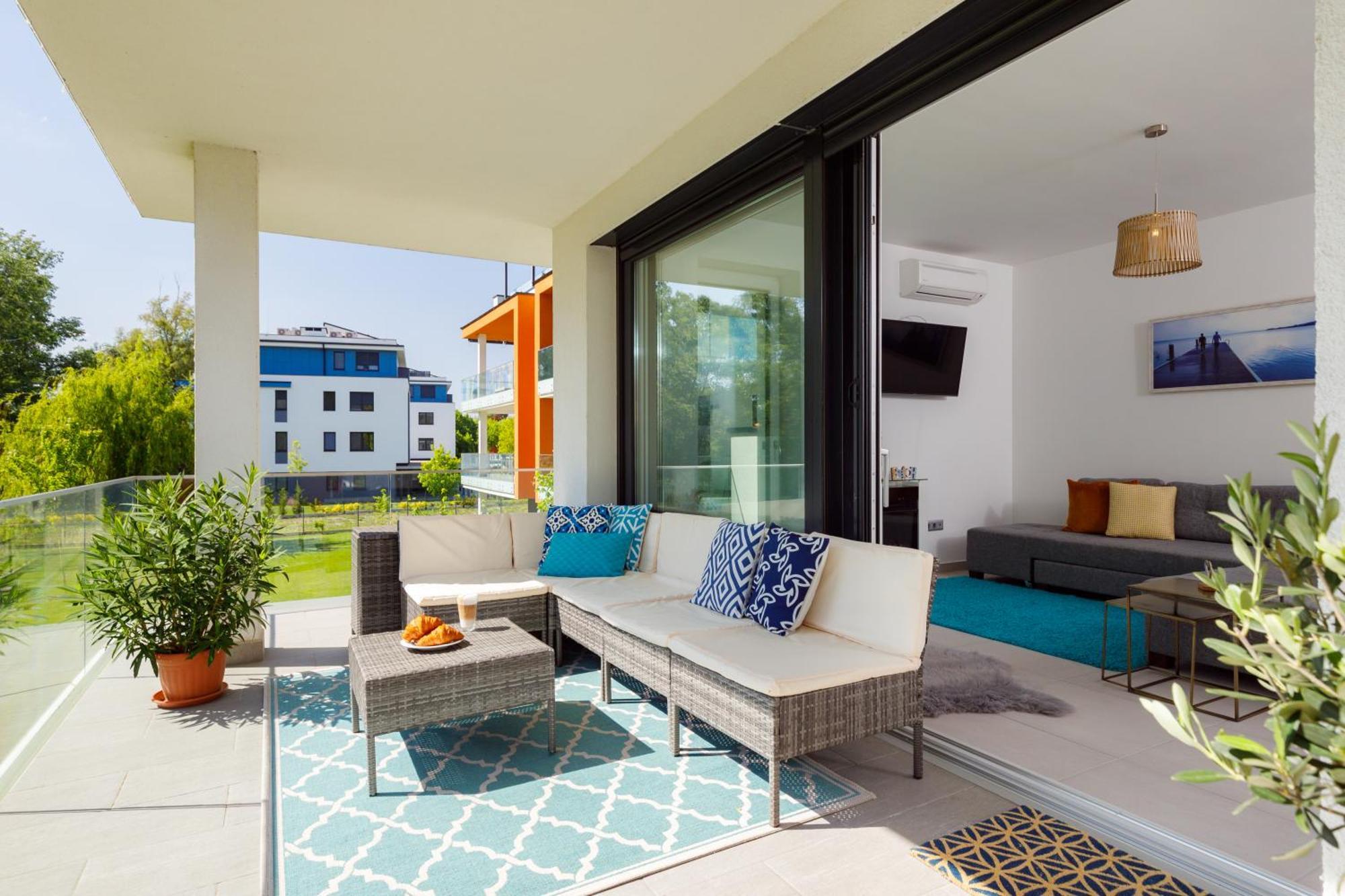 Blue4 Apartment Balatonfůzfő Εξωτερικό φωτογραφία