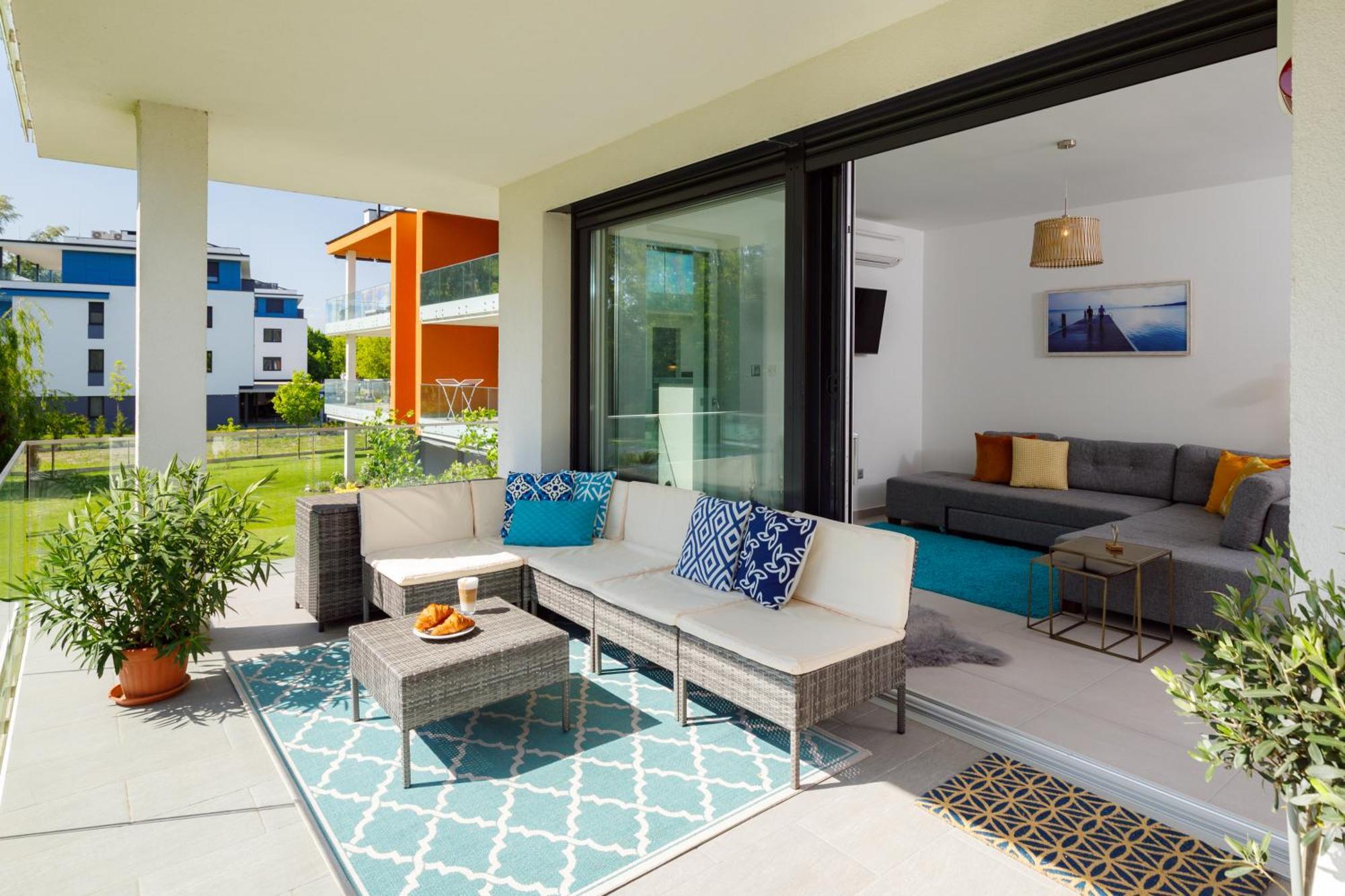 Blue4 Apartment Balatonfůzfő Εξωτερικό φωτογραφία